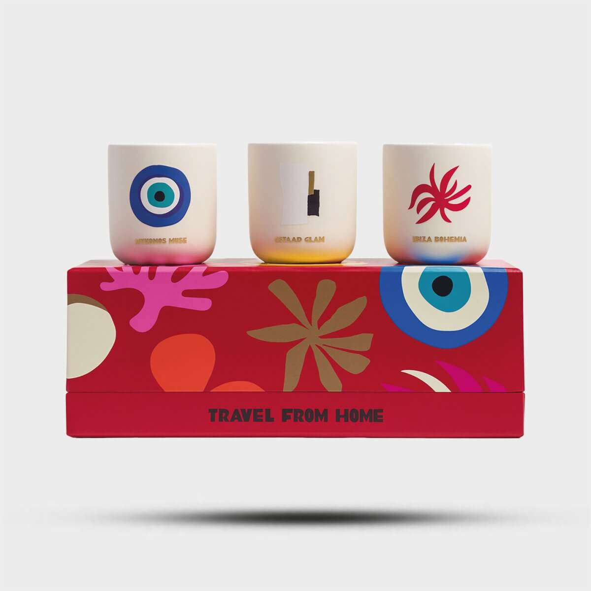 Travel From Home Mini Scented Candle Set - Levo