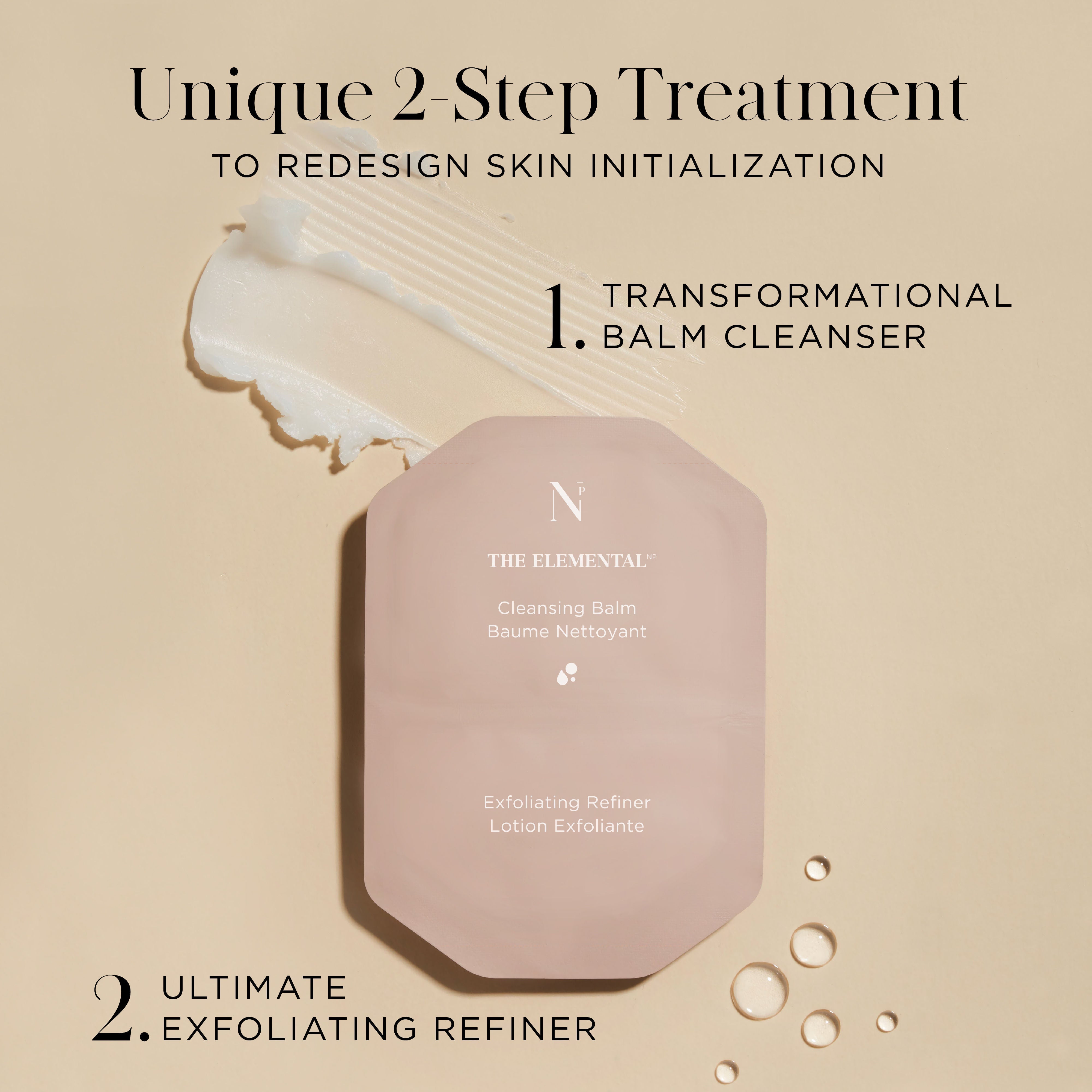 The Elemental Cleansing Balm and Exfoliating Refiner