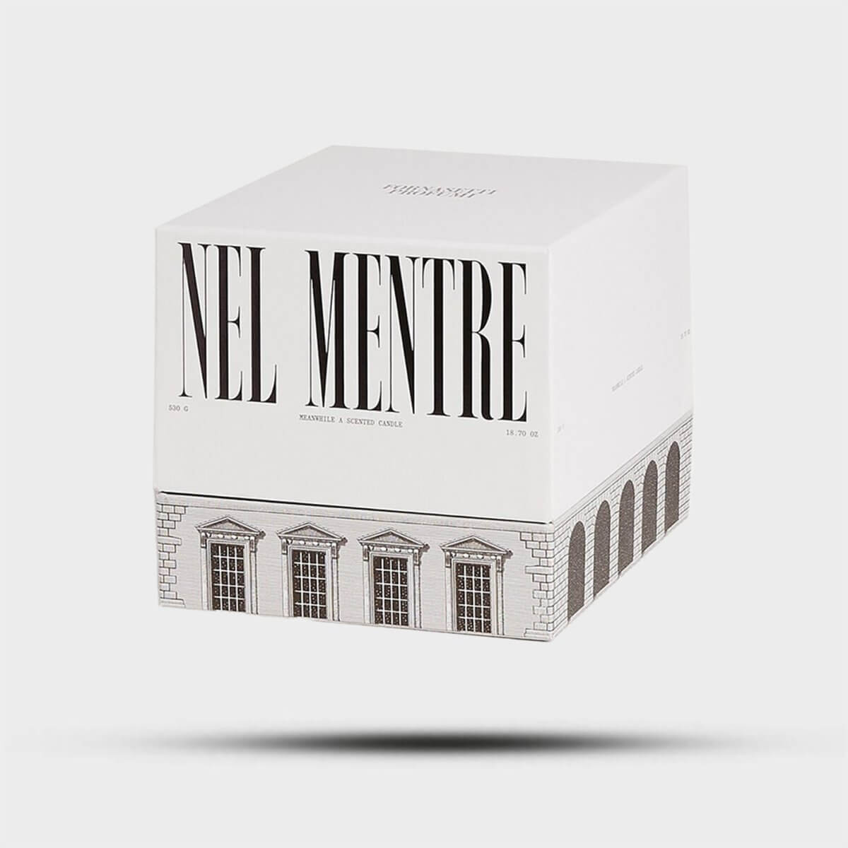 NEL MENTRE Vase scented Candle - Architettura Décor - Immaginazione Fragrance - Levo