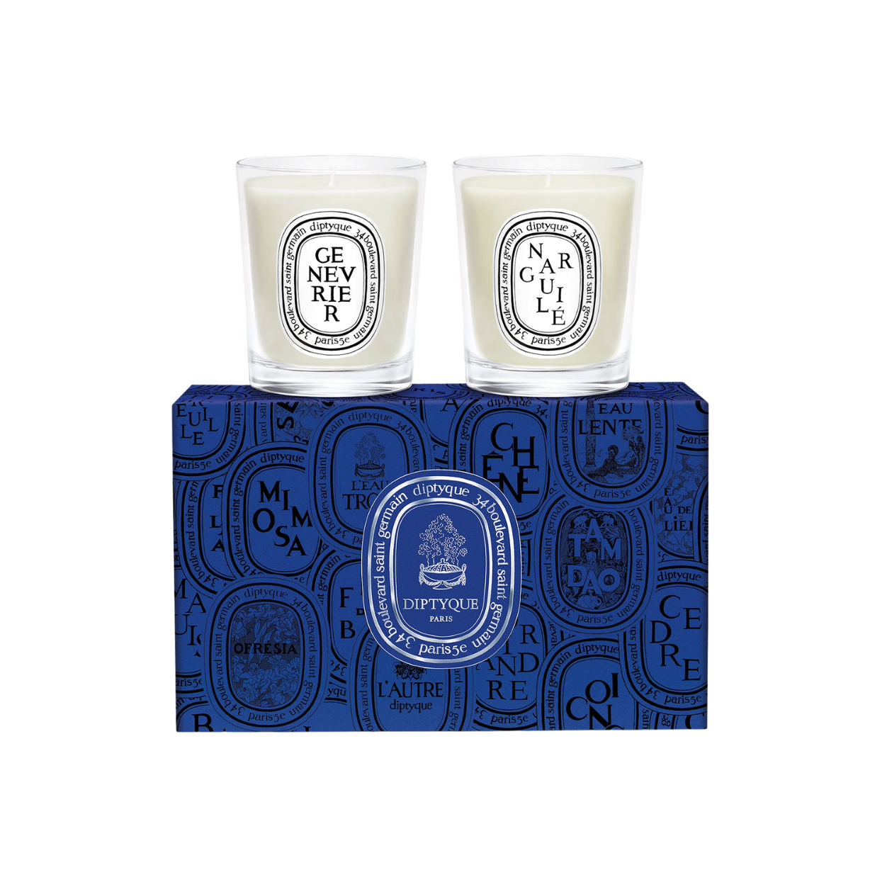 Narguilé & Genévrier (Juniper) Set of 2 Small Candles (Limited Edition)