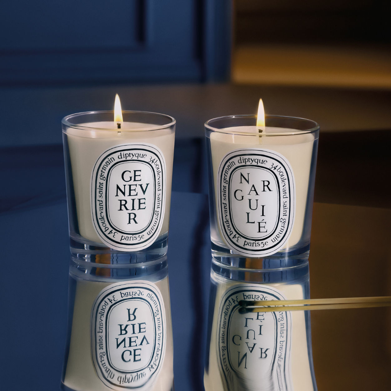 Narguilé & Genévrier (Juniper) Set of 2 Small Candles (Limited Edition)