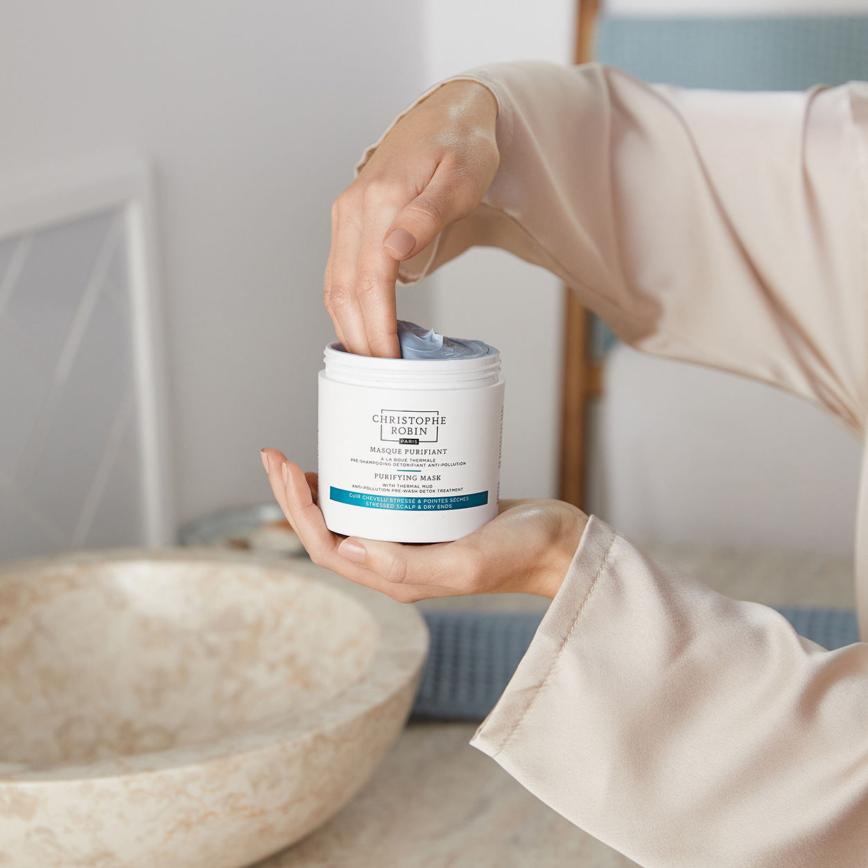 Purifying Mask with Thermal Mud