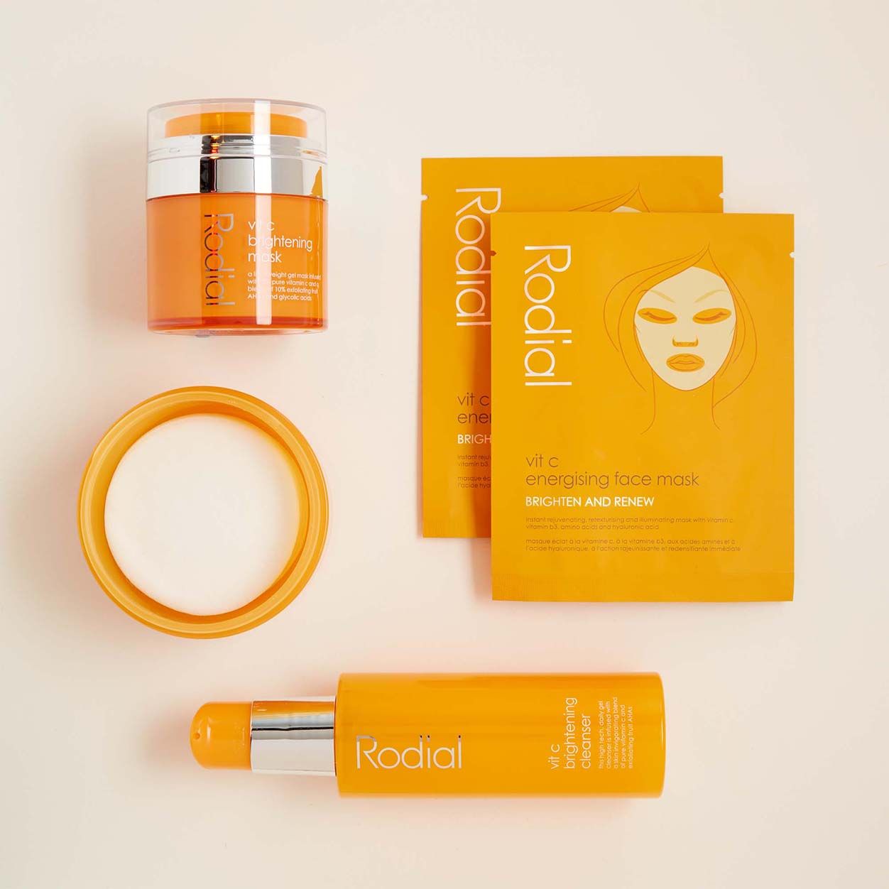 Vit C Cellulose Sheet Mask 4 Pack