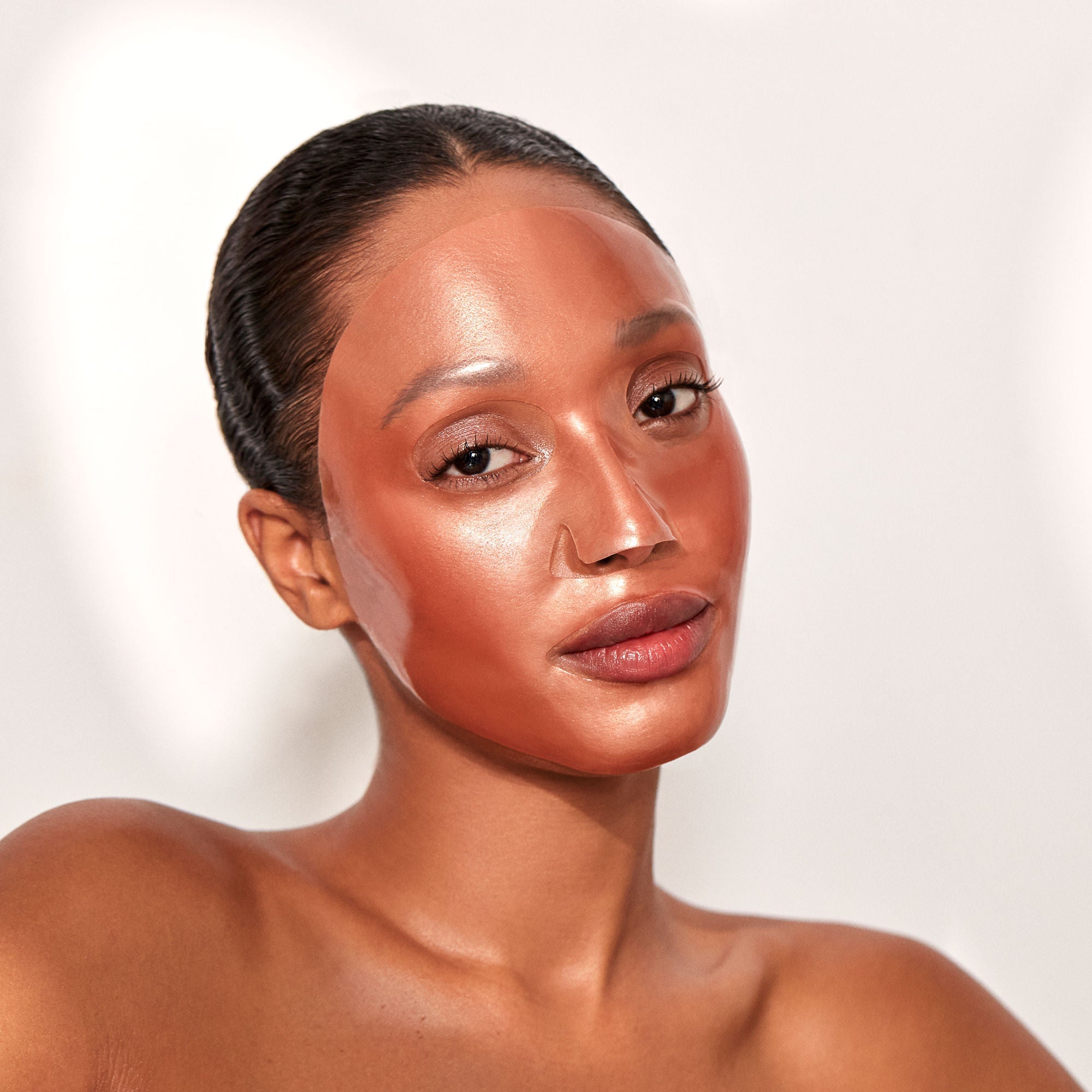 Rose Gold Brightening 5-Piece Facial Treatment Mask Set