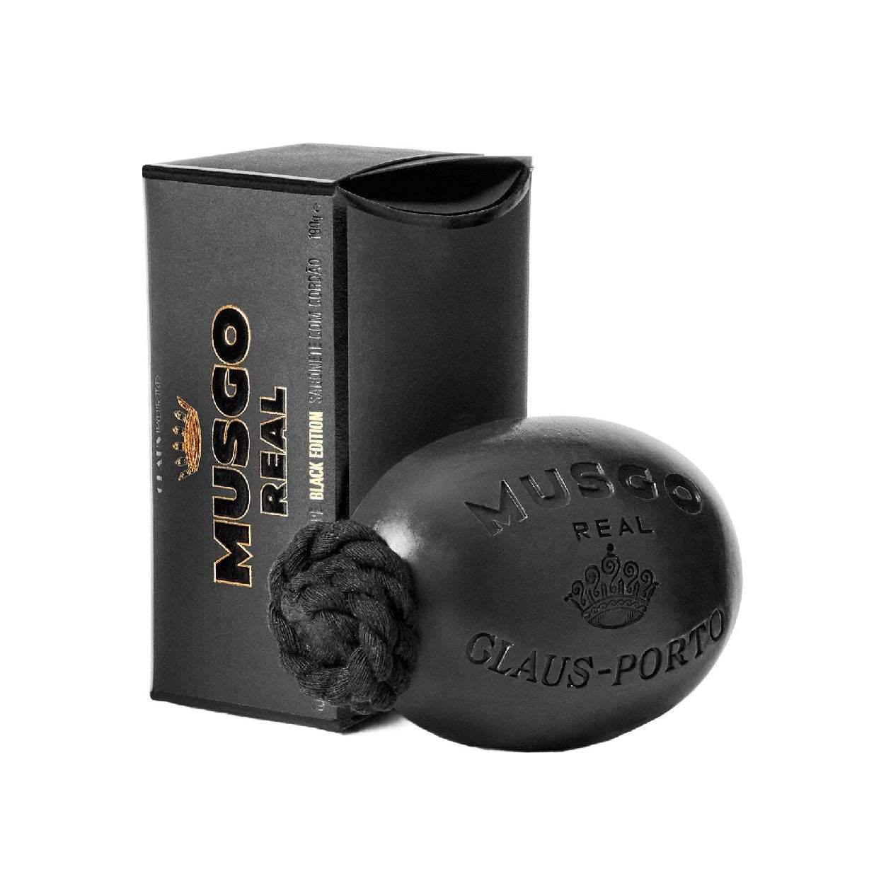 Musgo Real Soap On A Rope Black Edition