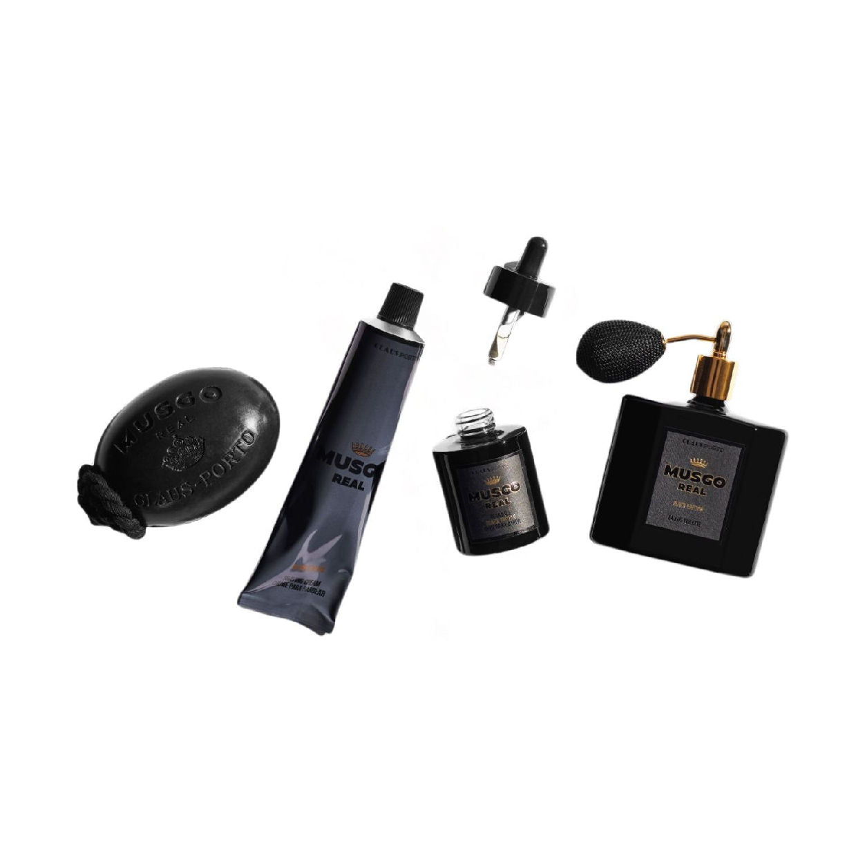 Musgo Real Soap On A Rope Black Edition