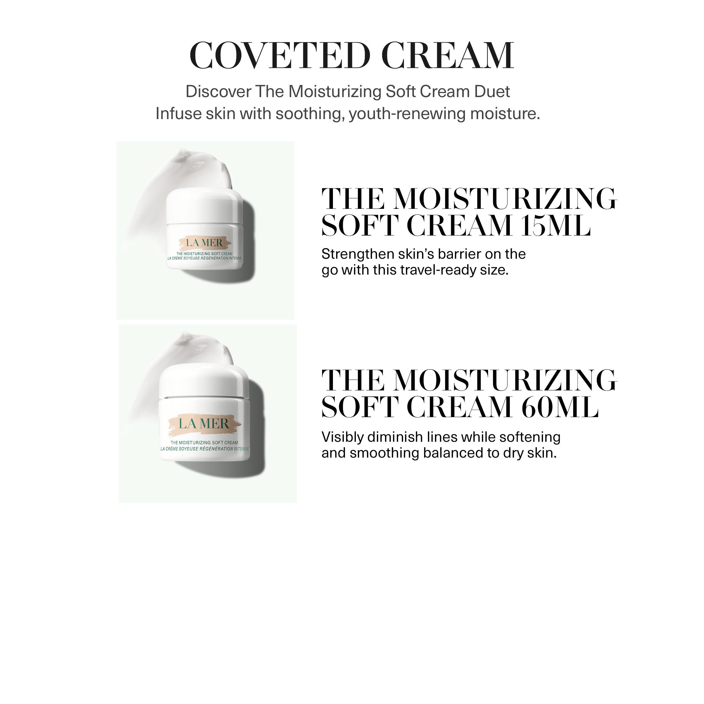 The Moisturizing Soft Cream Duet (Limited Edition)