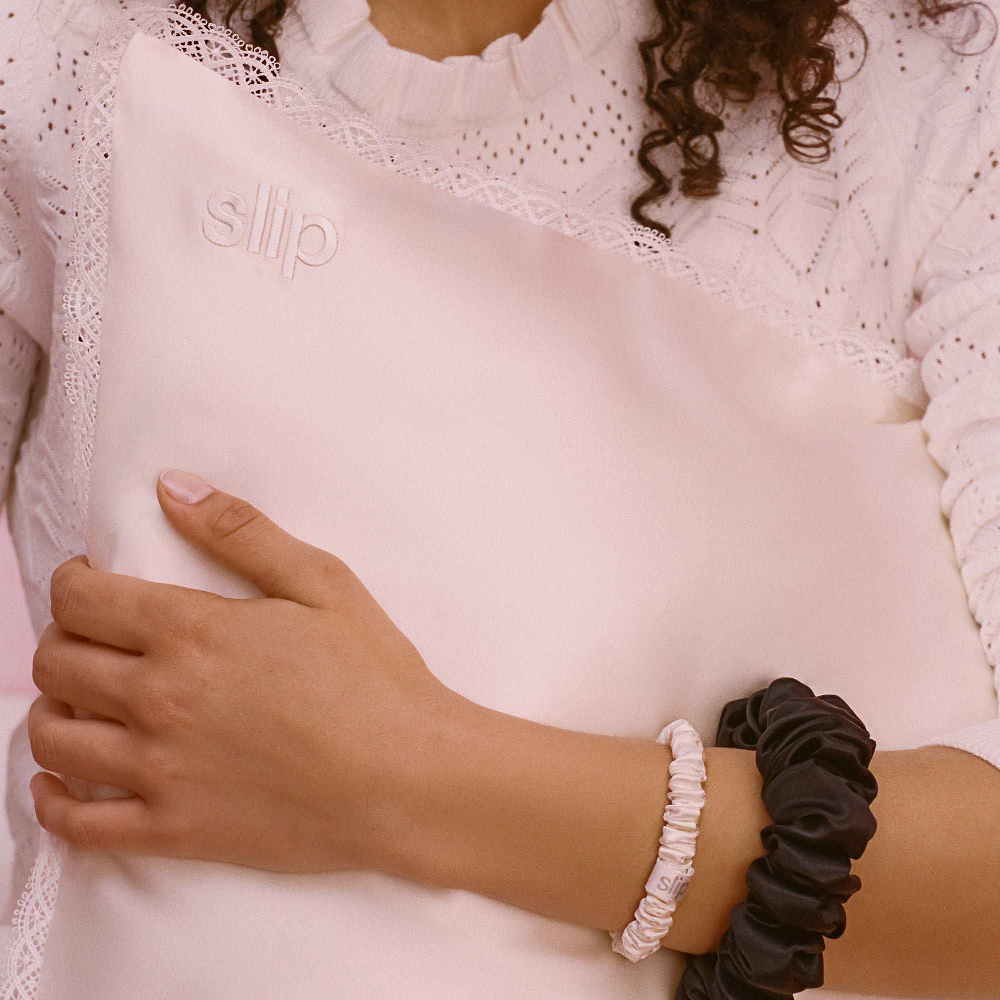 Pure Silk Queen Gift Set with Lace Trim (Limited Edition)