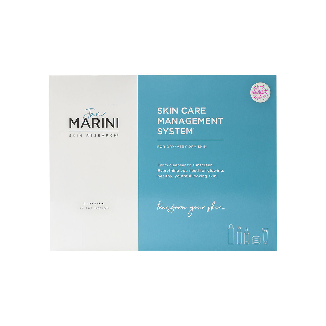 Skin Care Management System Dry or Very Dry with Antioxidant Daily Face Protectant SPF 33