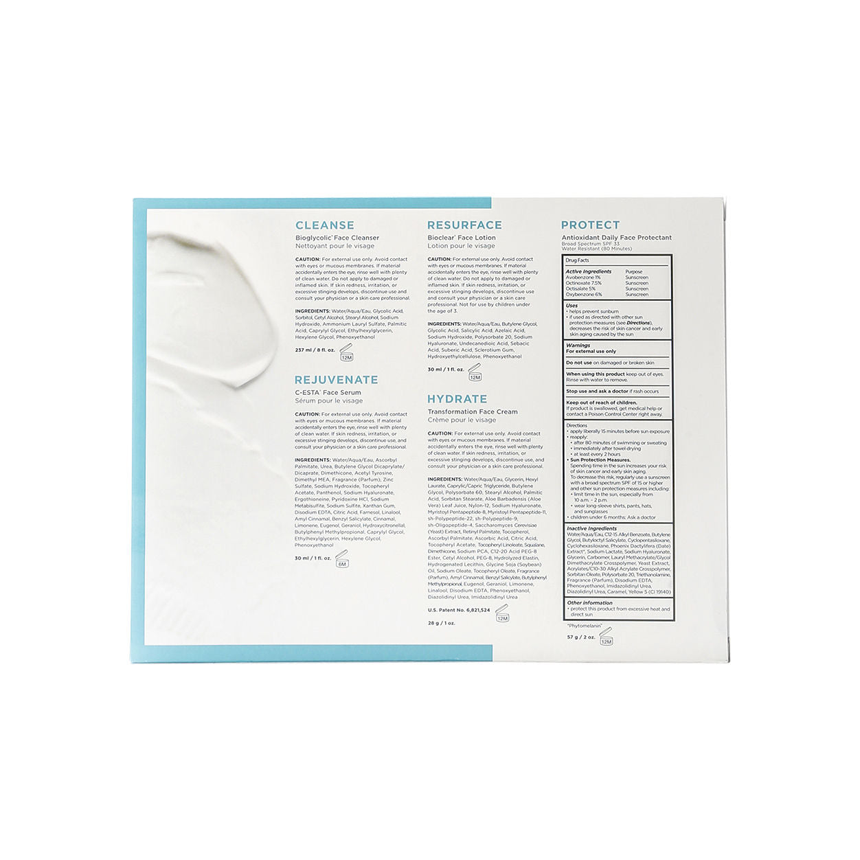 Skin Care Management System Normal or Combination Skin with Antioxidant Daily Face Protectant SPF 33