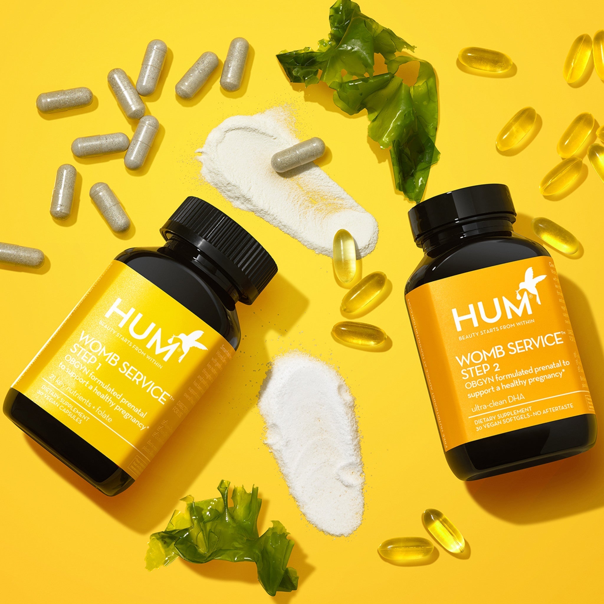 Womb Service Step 1 and Step 2 Dietary Supplements