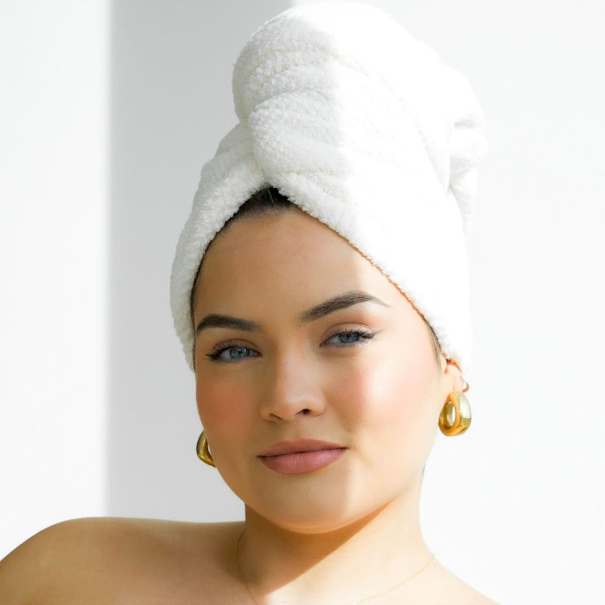 Salt White Hero Hair Towel