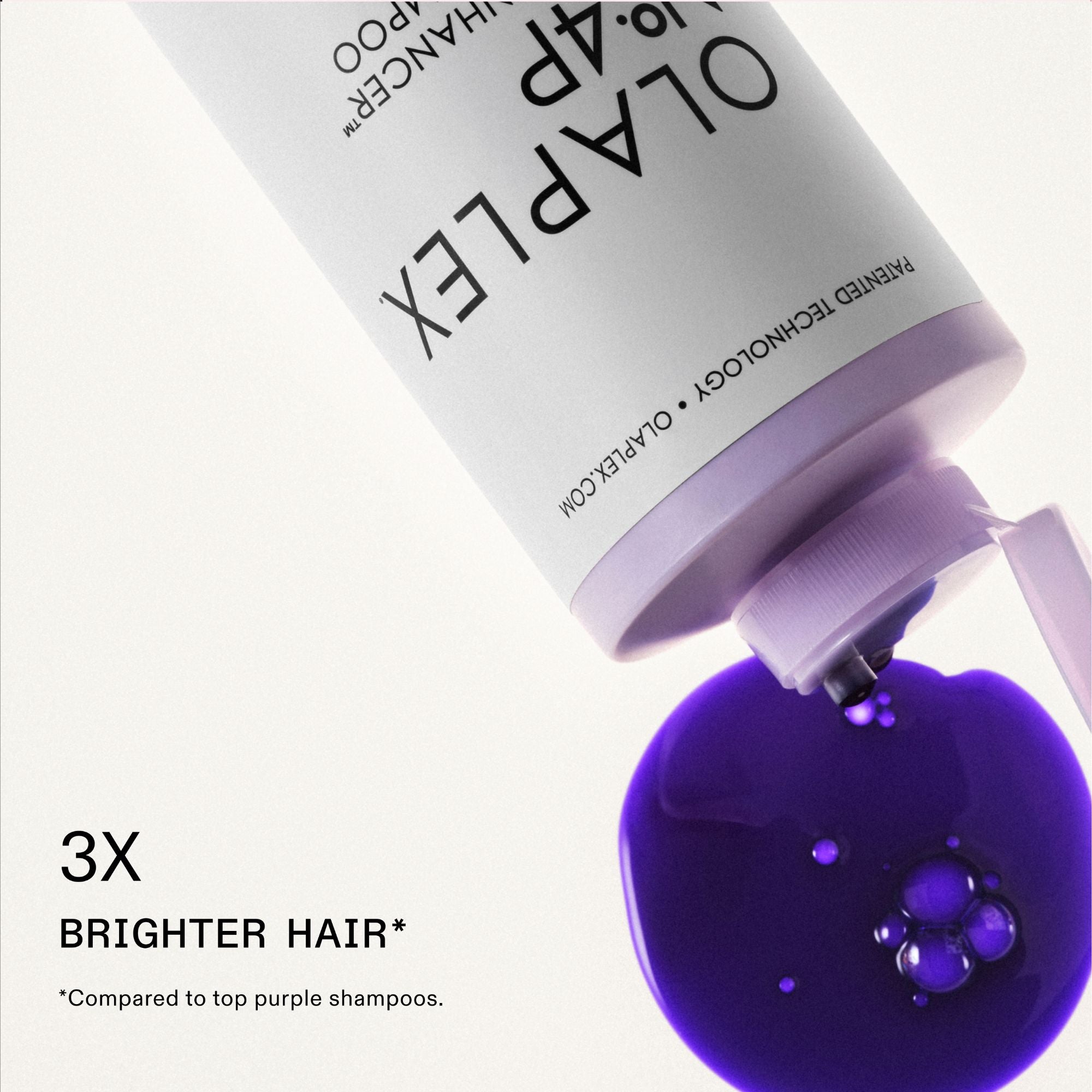 No.4P Blonde Hair Hydrating & Brightening Purple Toning Shampoo