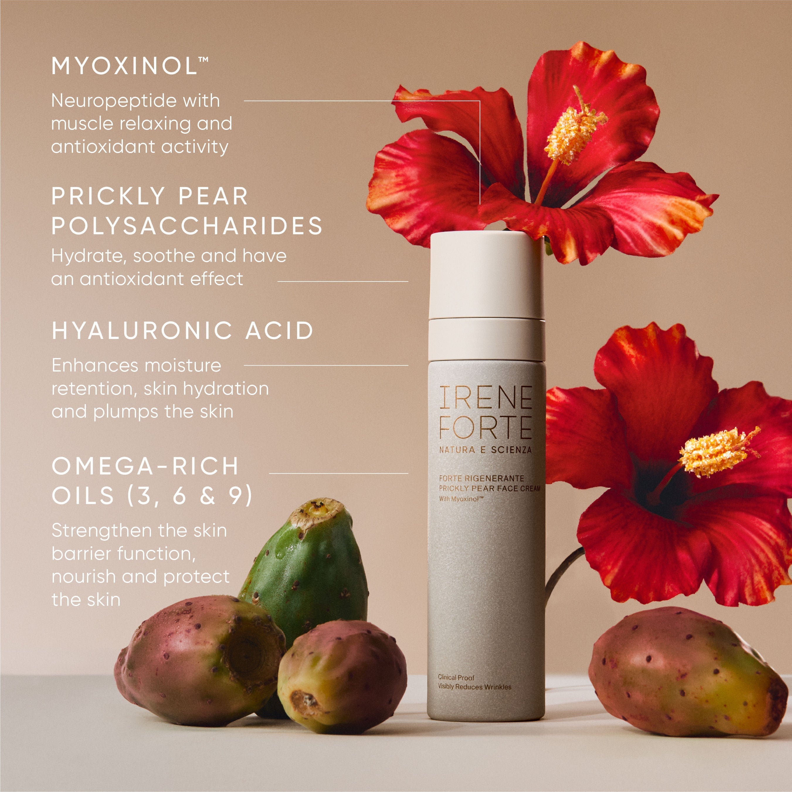 Prickly Pear Face Cream With Myoxinol