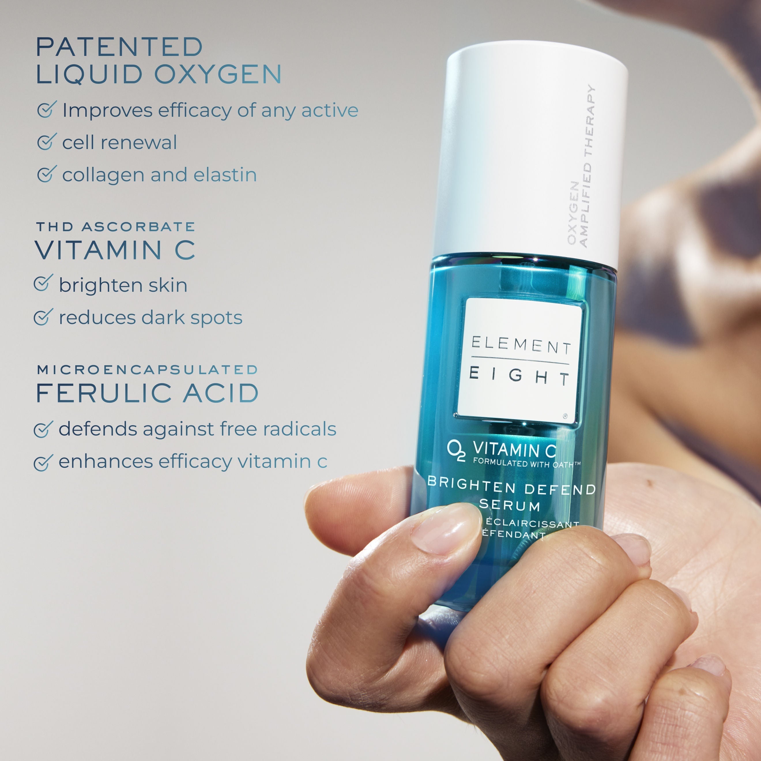 O2 Vitamin C Brighten Defend Serum