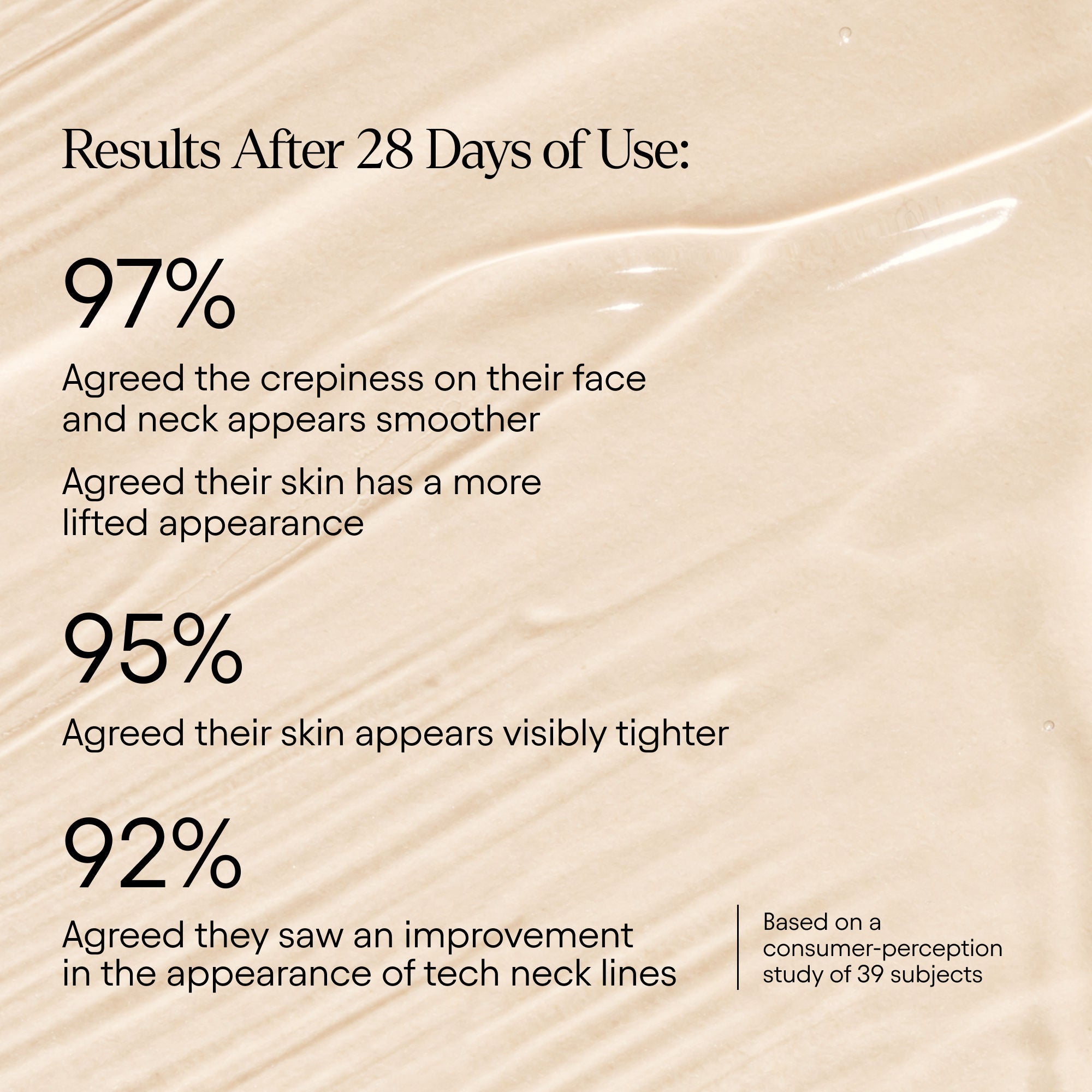 Super Sculpt Serum For Face and Neck with Tri-Peptide Firming Complex