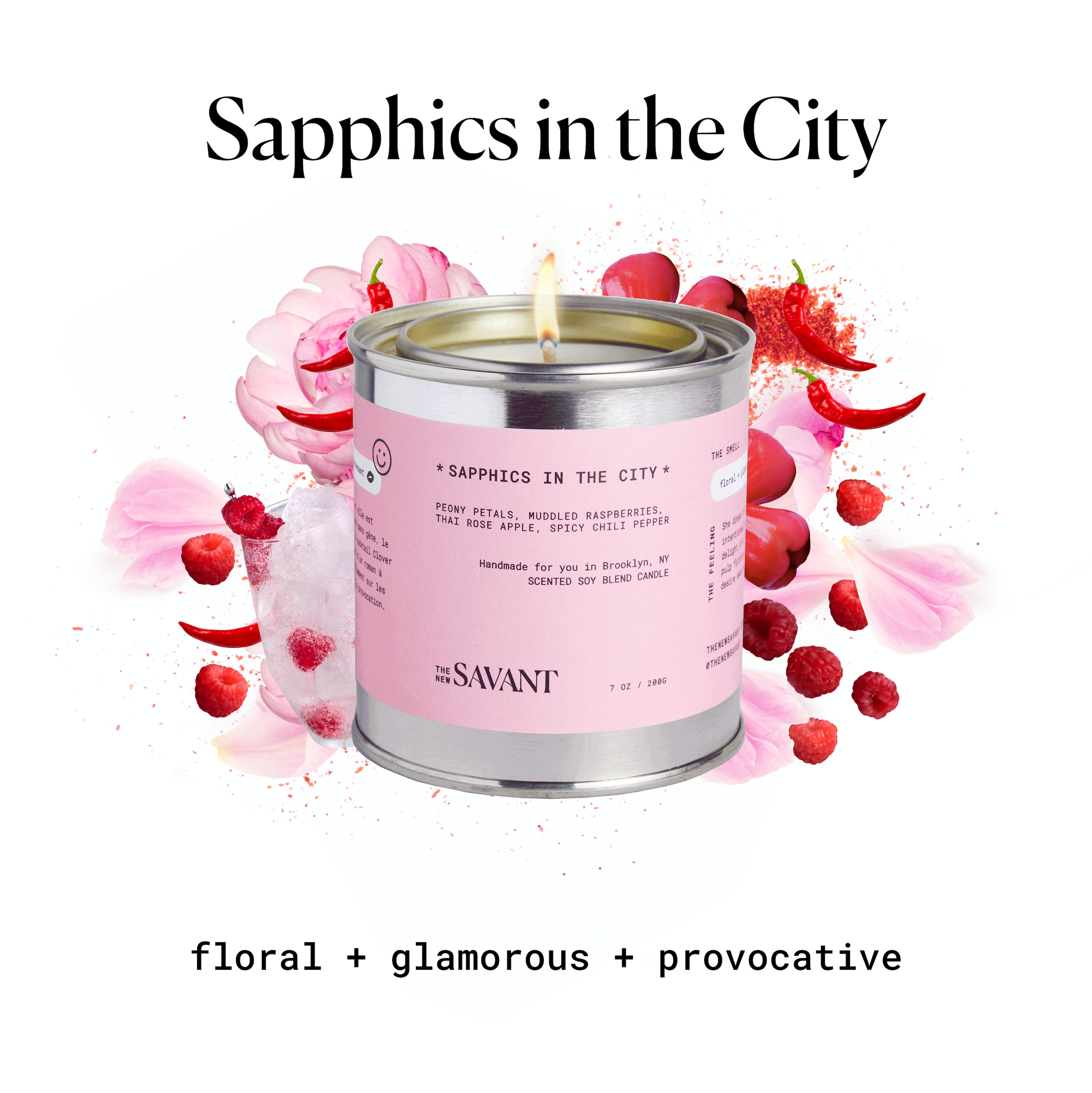 Sapphics in the City Candle