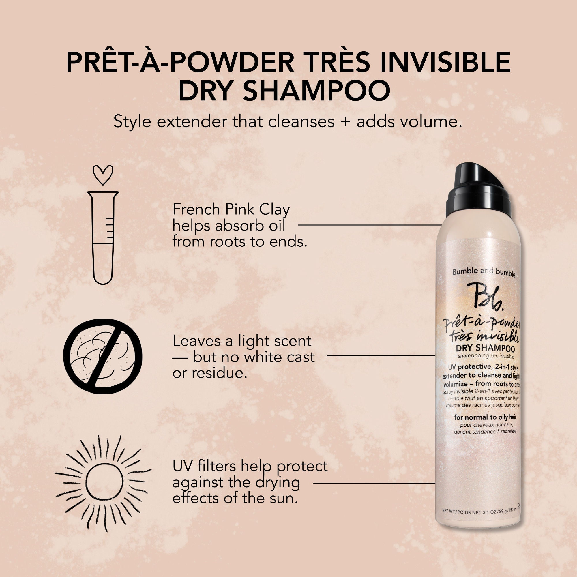 Prêt-à-Powder Très Invisible Dry Shampoo
