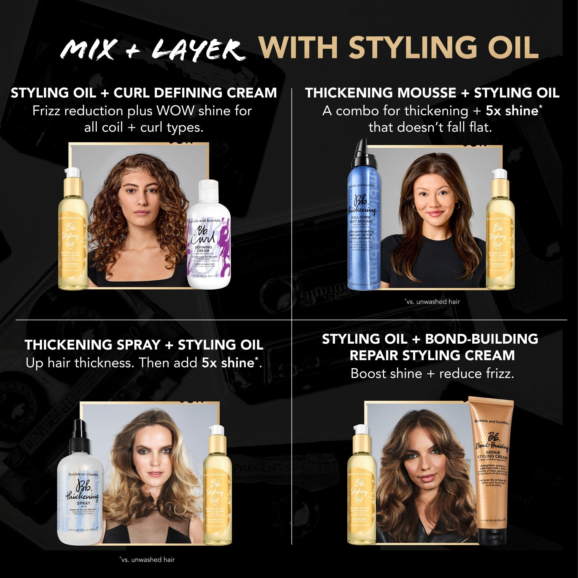 Styling Oil for Split End Prevention + Anti-Frizz