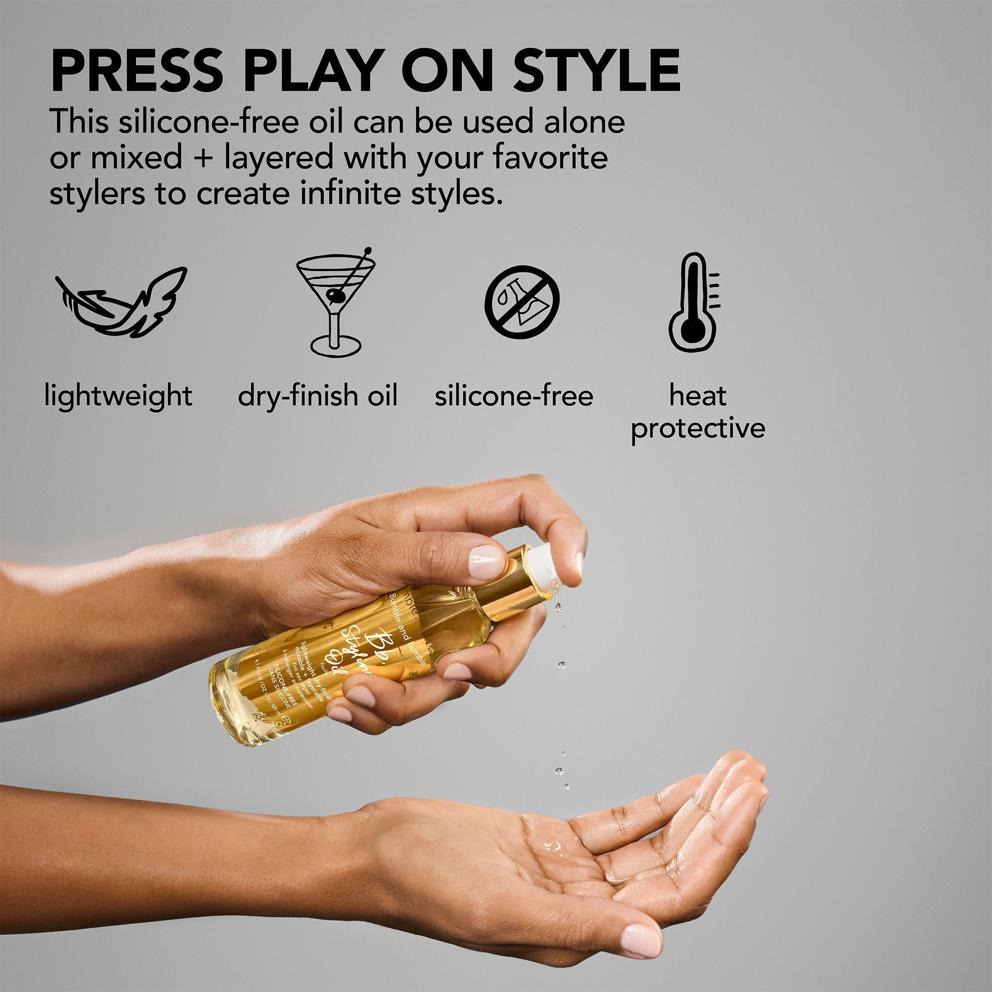 Styling Oil for Split End Prevention + Anti-Frizz