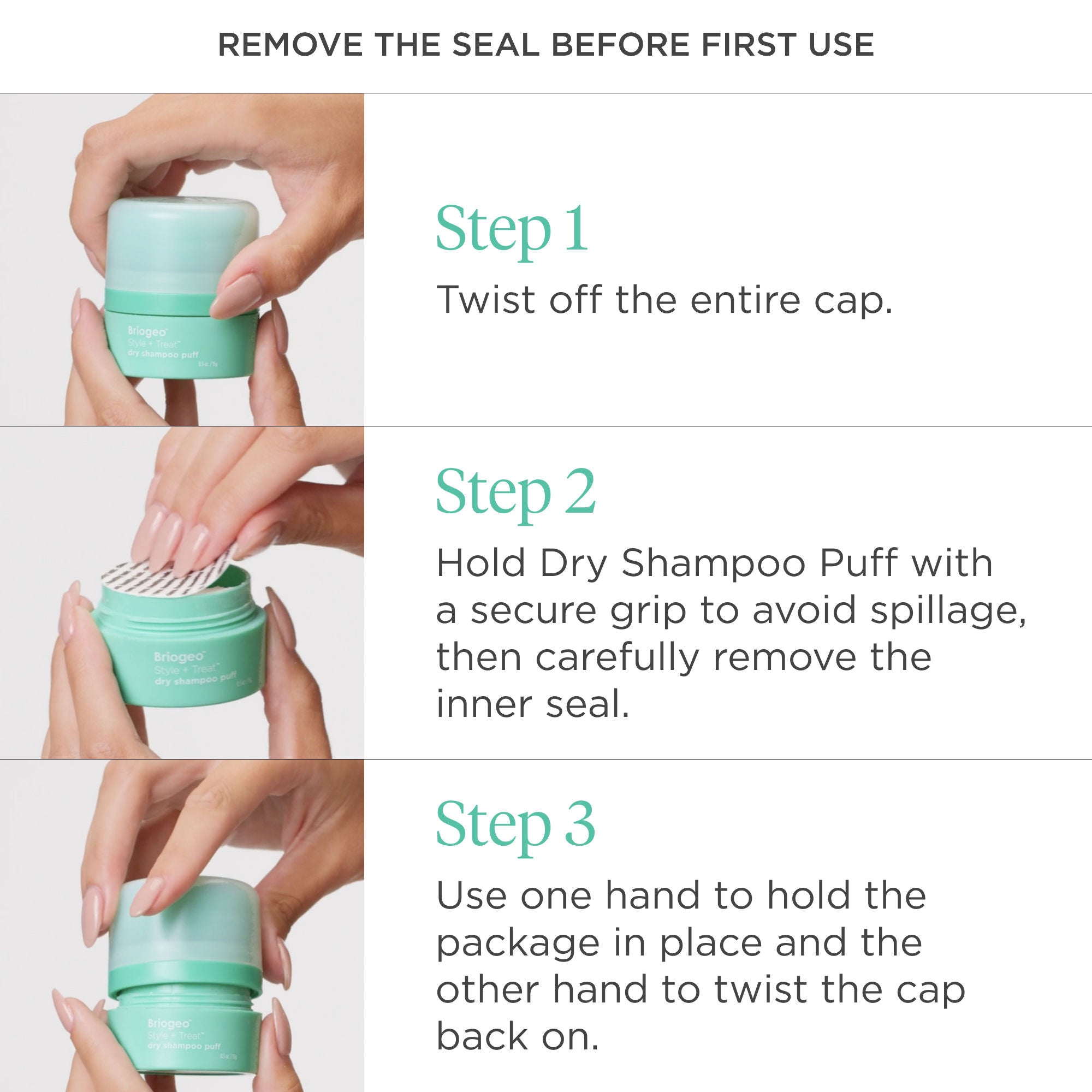 Style + Treat Dry Shampoo Puff