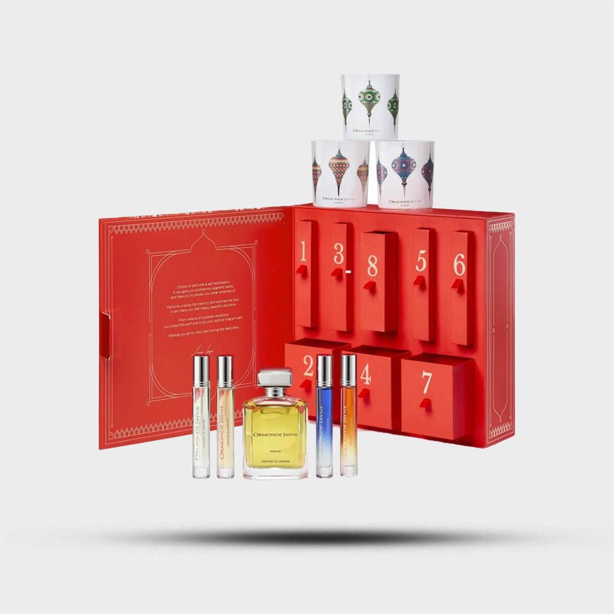 Ormonde Jayne 8 days of Christmas Box - Amberesque spicy woody - Levo