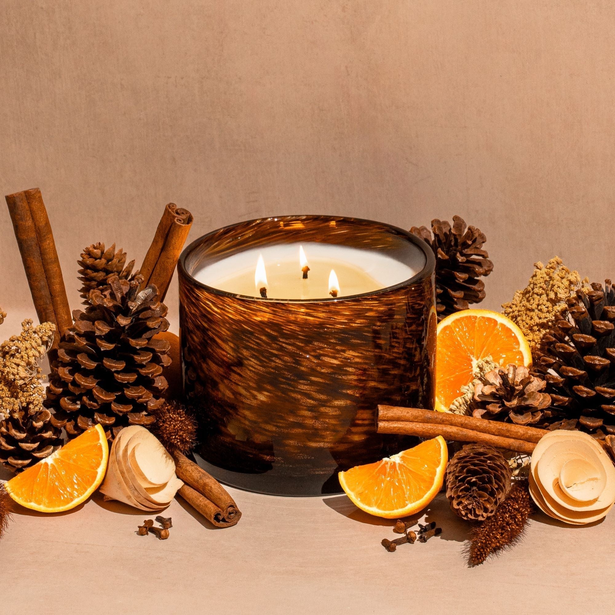 Spiced Pomander Candle