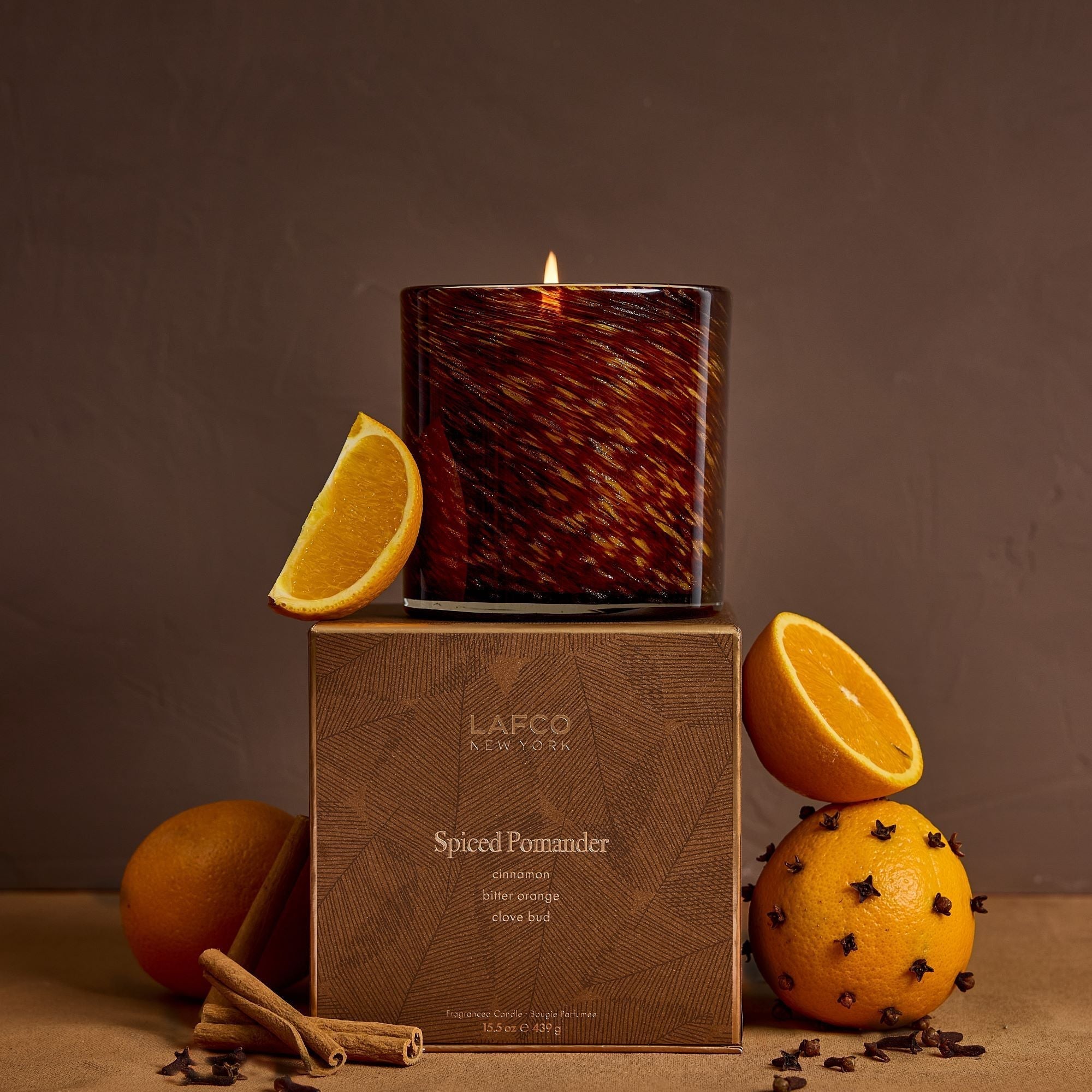 Spiced Pomander Candle