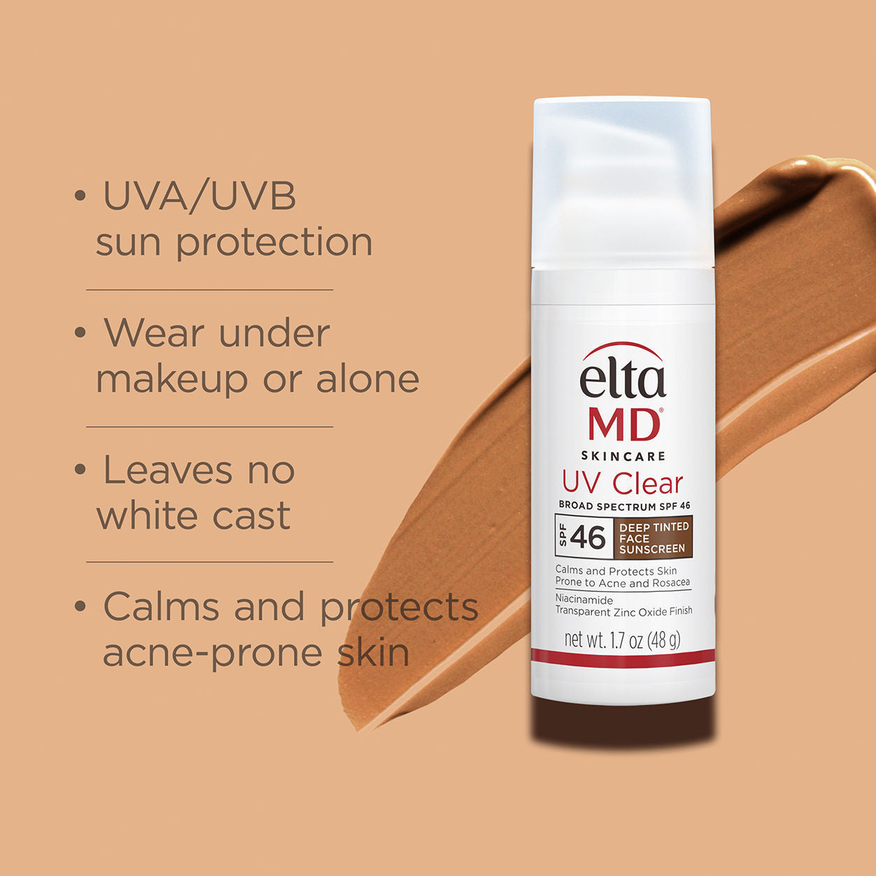 UV Clear Tinted Broad-Spectrum Facial Sunscreen SPF 46
