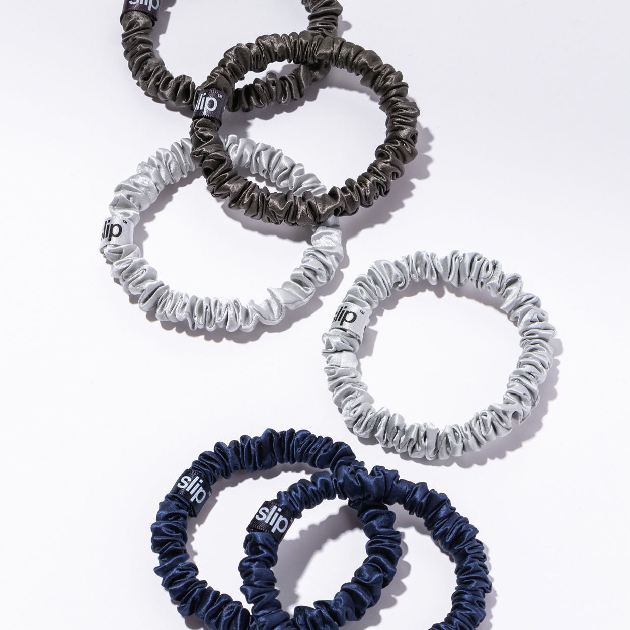Pure Silk Skinny Scrunchies
