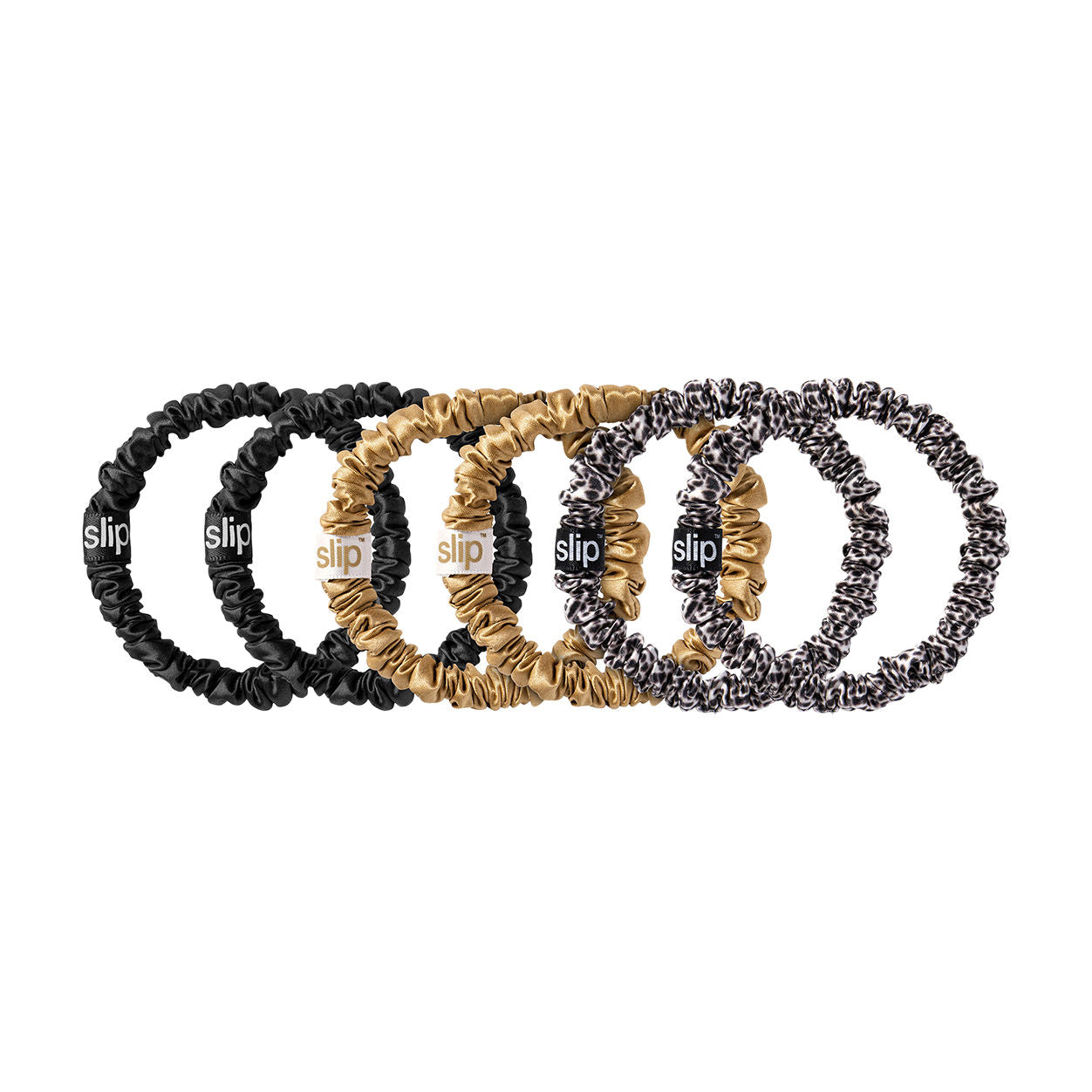 Pure Silk Skinny Scrunchies