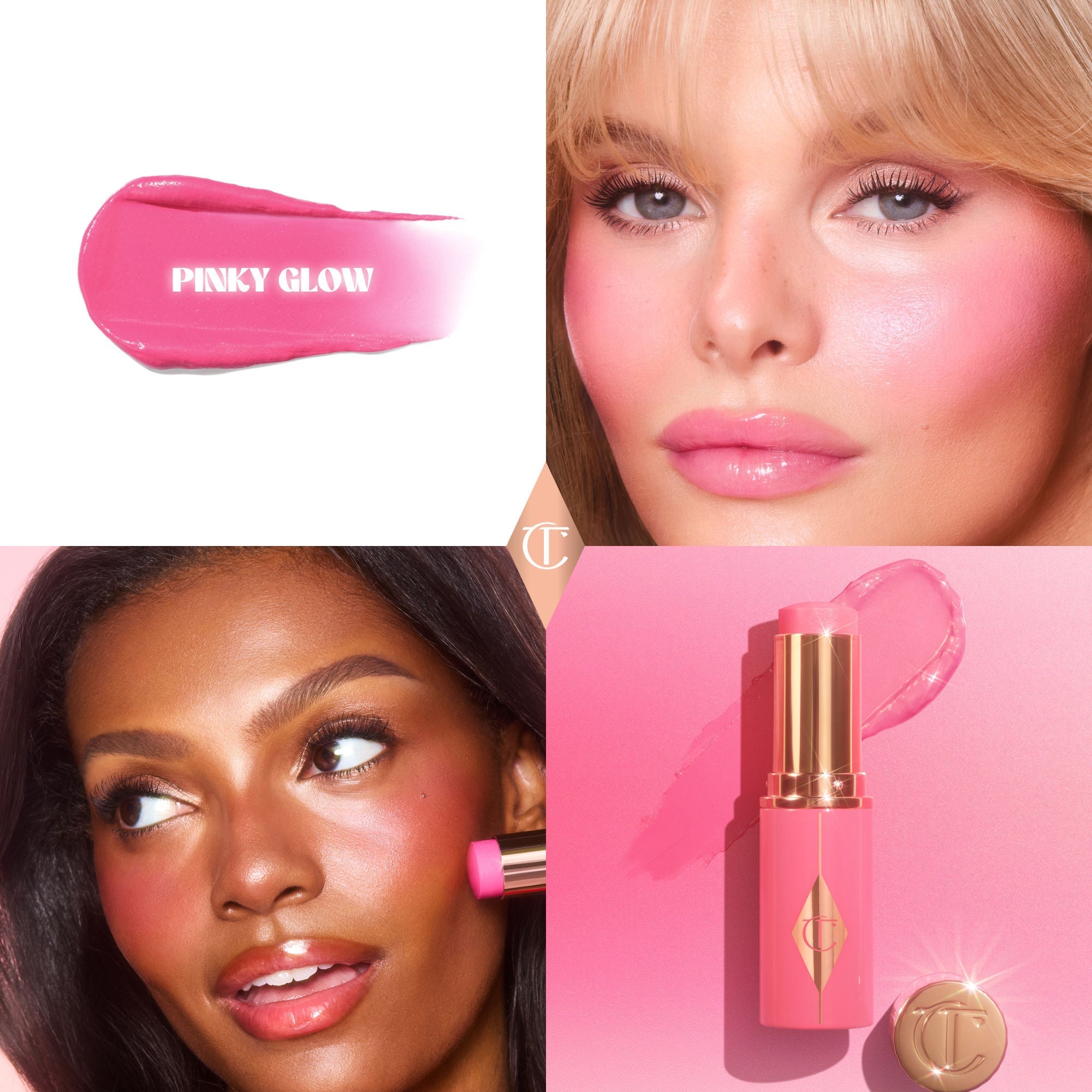 Unreal Lip + Cheek Glow Blush Stick with Hyaluronic Acid