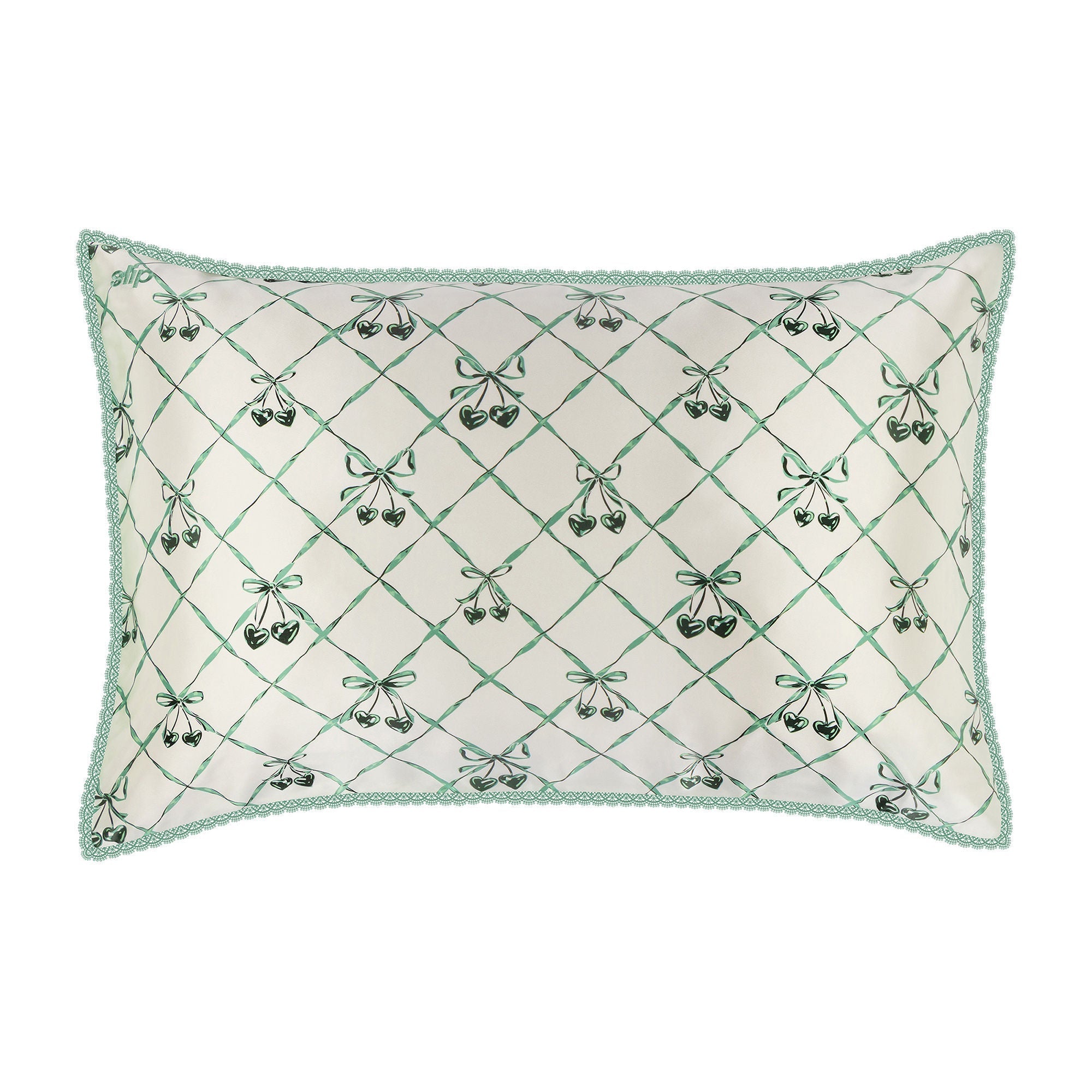 Pure Silk Queen Pillowcase with Lace Trim (Limited Edition)